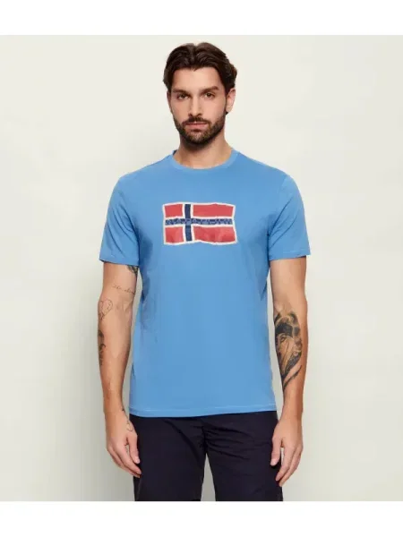 Napapijri Tricou S-MAHSA albastru