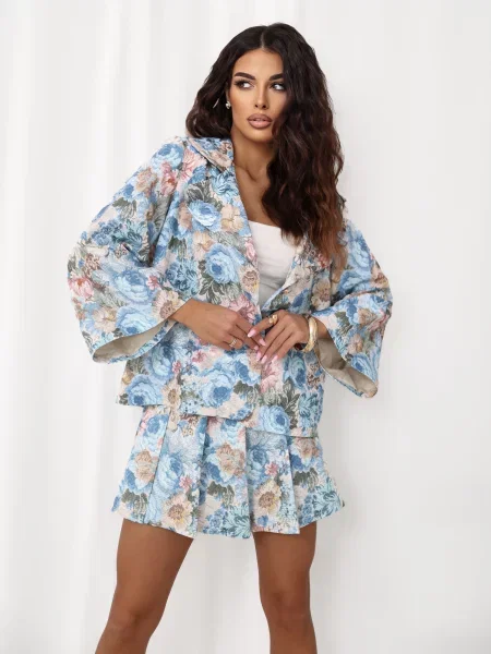 Geacă Italy Moda albastru