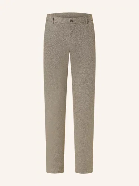 Paul Spodnie Garniturowe Extra Slim Fit Z Dżerseju beige beżowe