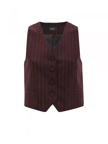 Antioch Vestă de costum Alessia bordeaux / pastel roșu