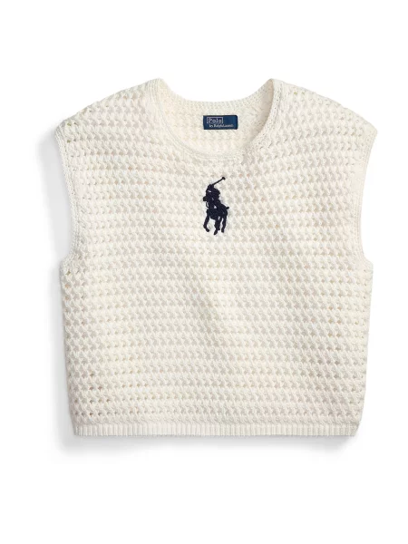 Polo Ralph Lauren pulover pentru femei din alb
