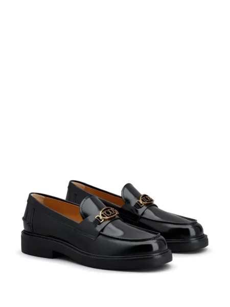 Iš natūralios odos loaferiai Tod's juoda