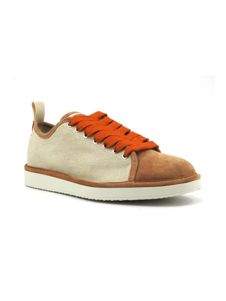 Sneakersy Panchic skórzane beżowe