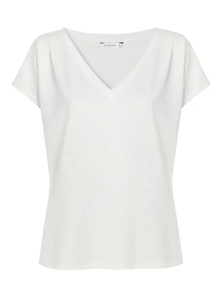 TATUUM Tricou Salmazi murdar alb