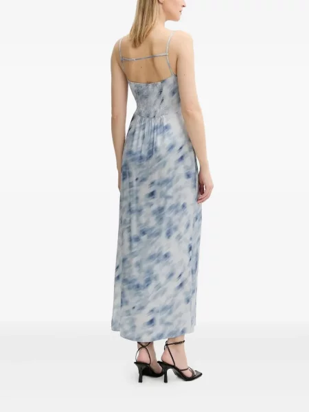 Rochie maxi Samsøe Samsøe de costum albastru