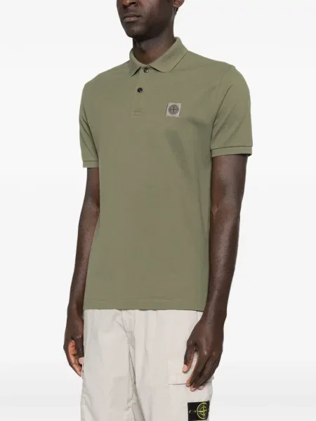 Polo Stone Island cu strasuri verde