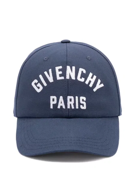 Șapcă Givenchy cu broderie albastru