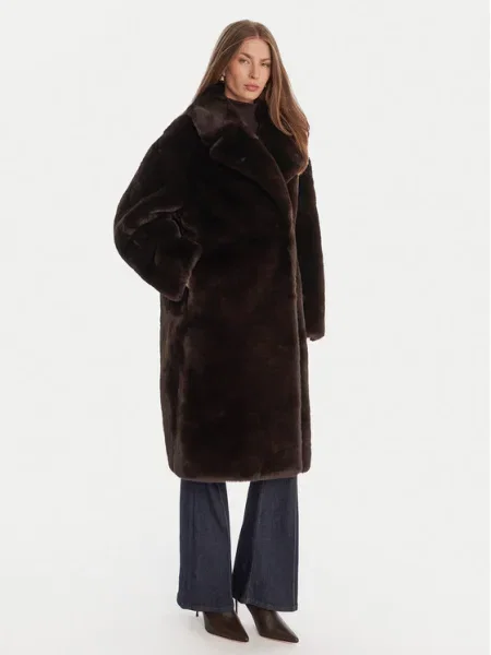 Палто Guess VANNA кафяво