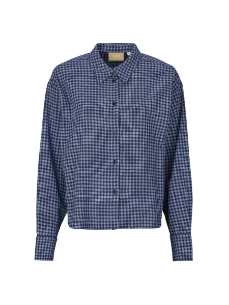 Flanel bluza Jjxx s karirastim vzorcem modra