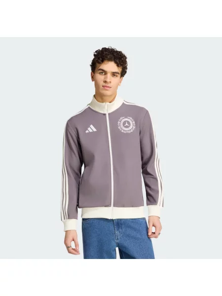 BLUZA DRESOWA MERCEDES AMG PETRONAS FORMULA 1 TEAM SILVER ARROWS ICON biała