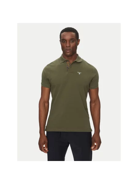Barbour Polo majica Tartan Regular Fit khaki