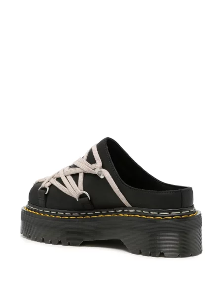Papuci tip mules Rick Owens negru