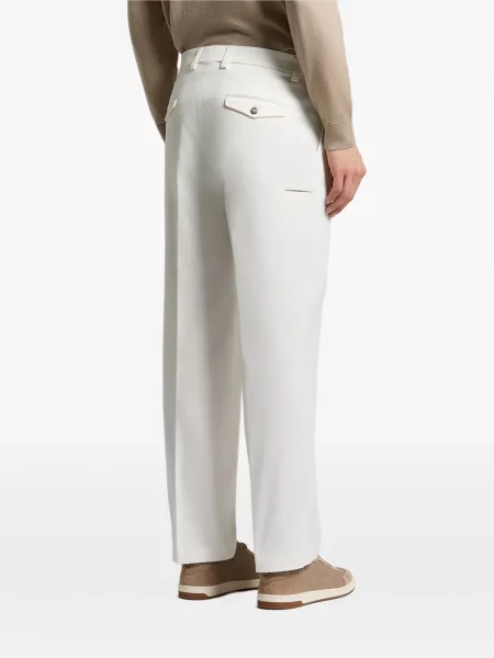 Pantaloni Peserico alb