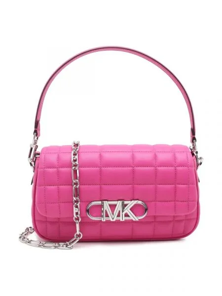 Michael Kors De piele geantă pe umăr SHLDR roz