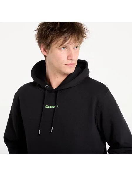 Mikina Queens Basic Hoodie černá