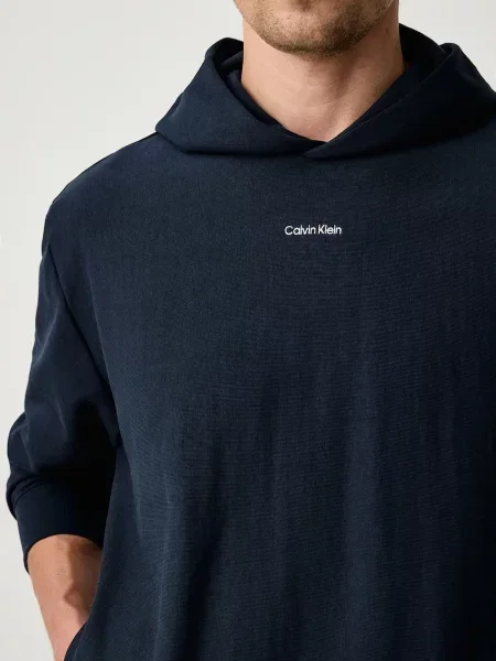 Calvin Klein kapucnis melegítőfelső férfi pamuttal