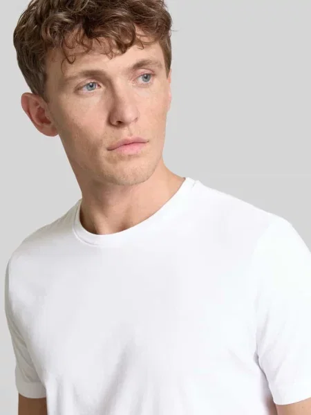 T-shirt z okrągłym dekoltem Christian Berg Men biała