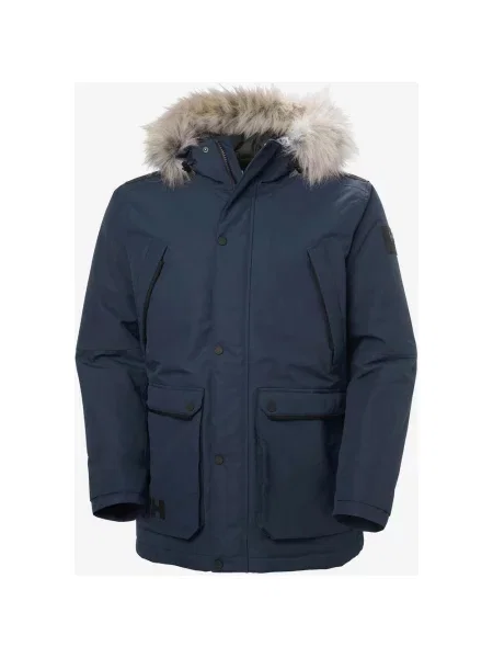 Kurtka z kapturem Helly Hansen Arctic Boreal Parka granatowo M beżowa