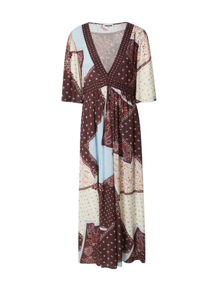 KAVAZI Rochie de vară / albastru deschis / maro bej