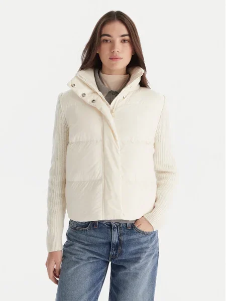 Tommy Hilfiger Пухено яке Modern Екрю