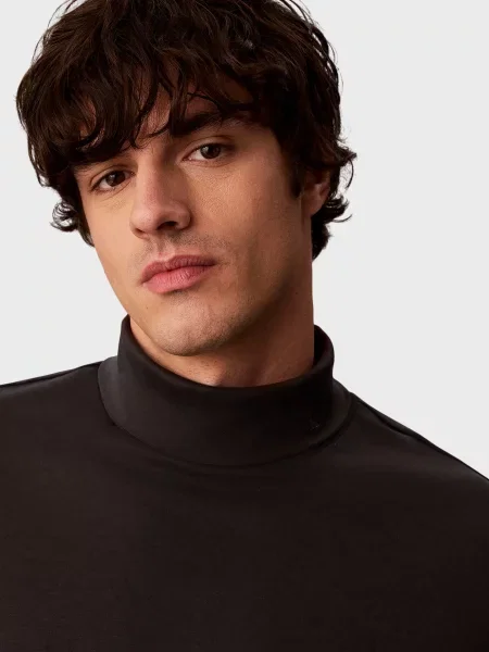 Легкий лонгслив Calvin Klein коричневый
