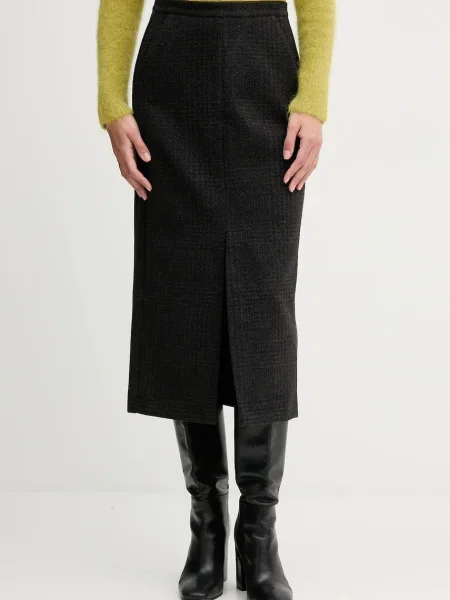 Sandro Ferrone fustă midi drept verde