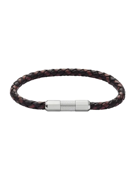 FOSSIL Náramok KNOX / strieborná čierna