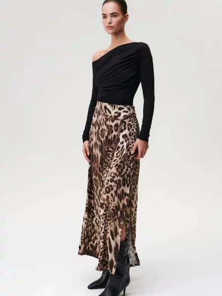 Undress Code spódnica multicolor midi rozkloszowana