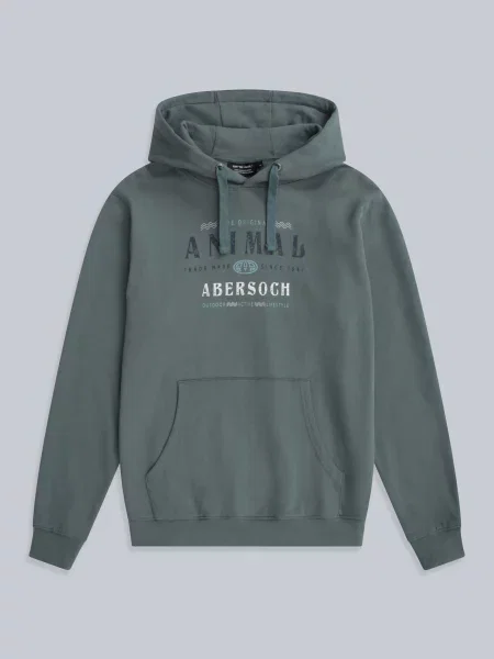 River Abersoch męska bluza z kapturem Green zielona