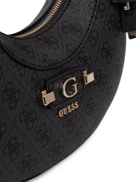 Geantă shopper Guess cu imagine negru
