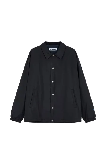 Geacă Jil Sander cu broderie negru