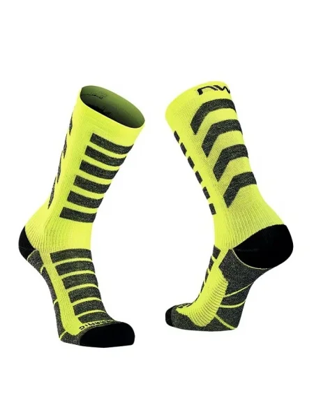 Northwave Husky Ceramic High 40 cyklistické ponožky žluté