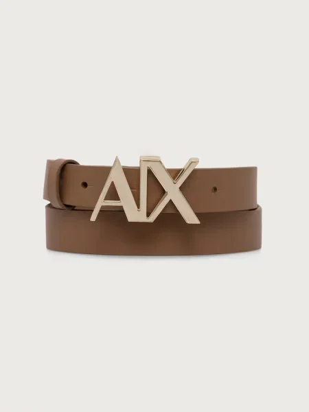 Armani Exchange curea pentru femei din piele bej