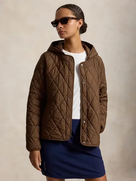 Polo Ralph Lauren Prechodná bunda hnedá
