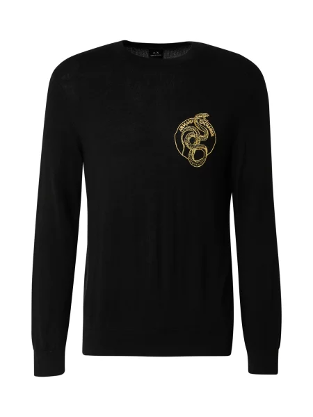 Pulover Armani Exchange de lână negru