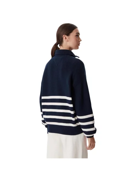 Pulover Tommy Jeans albastru