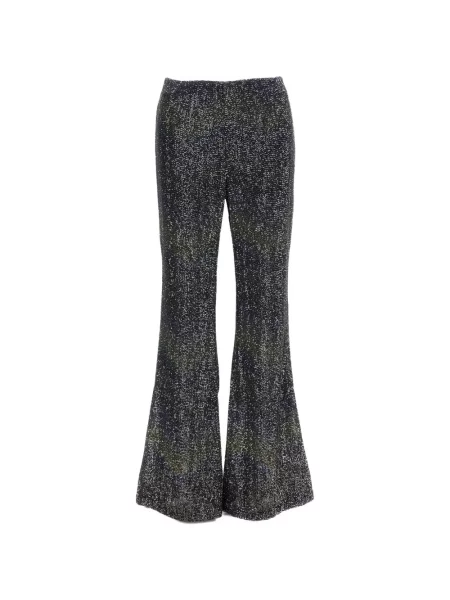 Pantaloni Missoni cu paiete evazate negru
