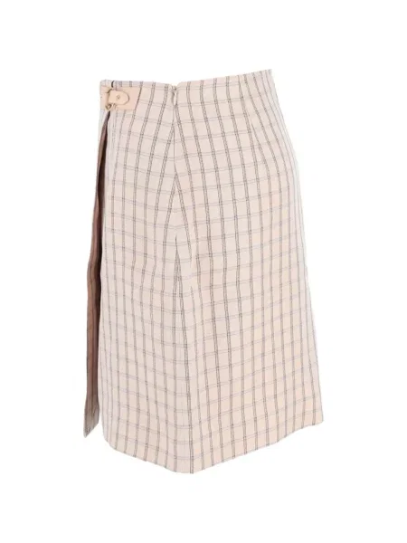 Fusta mini Sandro în carouri