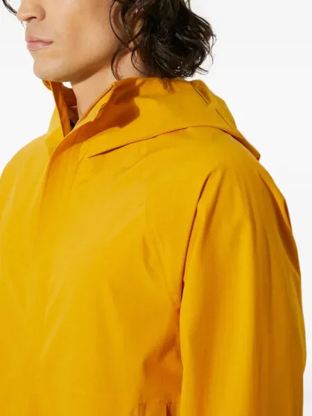 Geacă Fjallraven cu glugă galben