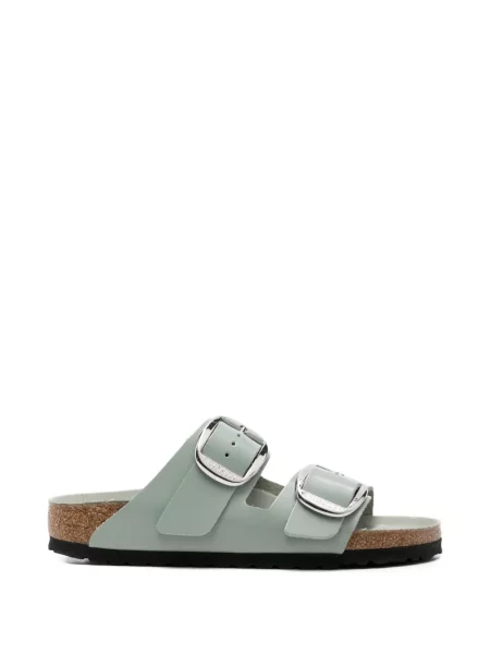 Sandale Birkenstock cu cataramă cu bretele verde