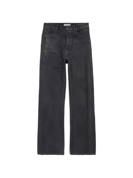 Blugi drepți Balenciaga negru