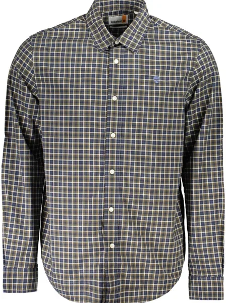 Dlouhá košile Timberland s dlouhými rukávy modrá