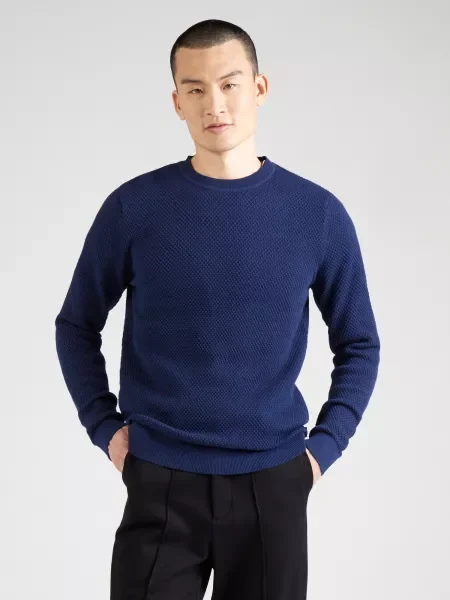 Jack & Jones Premium Sveter JPRBLUNOAH námornícka modrá