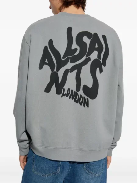 Hanorac crewneck Allsaints gri