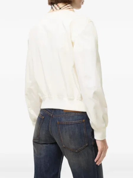 Decupat geacă bomber Burberry cu imprimeu tropical