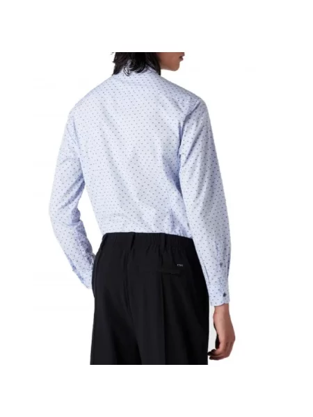 Koszula Emporio Armani niebieska