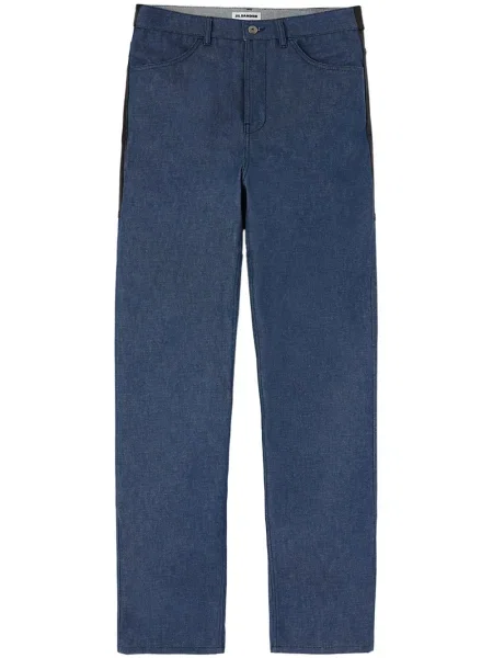 Pantaloni Jil Sander albastru