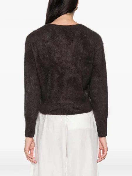 Cardigan Almada Label tricotate maro