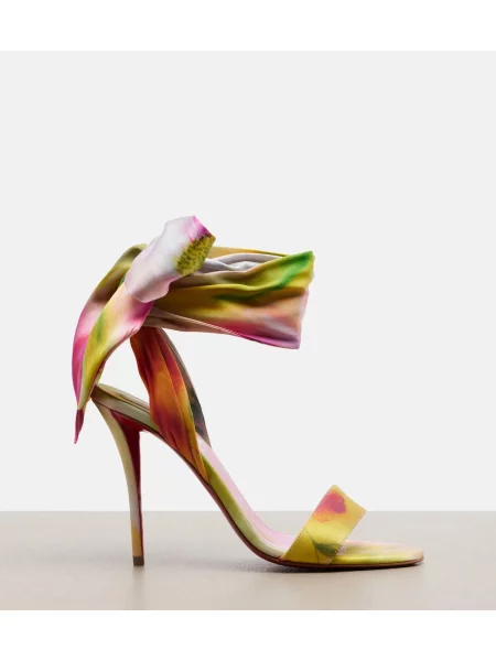 Sandale Christian Louboutin din satin