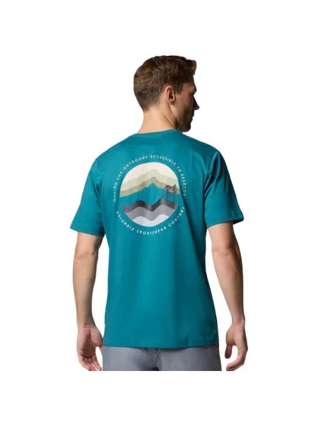 T-shirt Na Zewnątrz Kettle River zielona